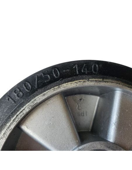 Peças de Reposição porta-paletes-TYMBIA-Roda dentada porta-paletes borracha, 180x50mm, eixo de 20mm