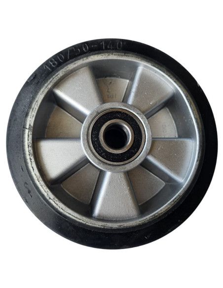 Ersatzteile palettenwagen-TYMBIA-Drehrad für palettenwagen kautschuk, 180x50mm, 20mm welle