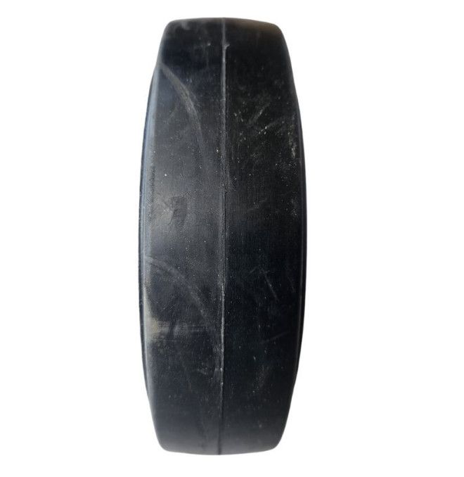 Spare Parts pallet truck-TYMBIA-Rotating wheel for pallet truck rubber, 180x50mm, 20mm shaft