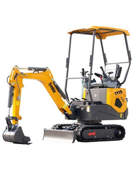 MiniExcavadores-Tymbia-miniexCavor 1500kg Kubota D722 Diesel TY15
