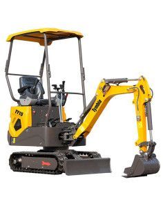 Miniexcavadoras-TYMBIA-MiniExcavadora 1500kg Kubota D722 Diesel TY15