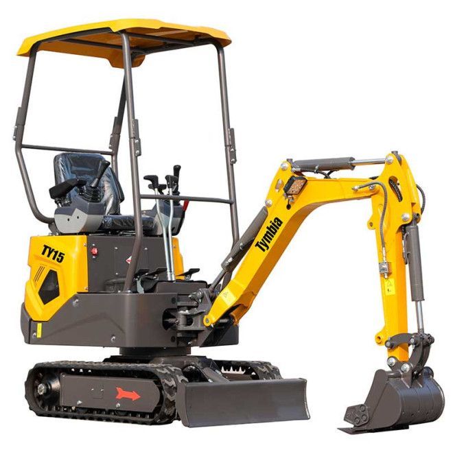 Miniexcavadores-Timbia-Miniexcavor 1500kg Kubota D722 Diesel TY15