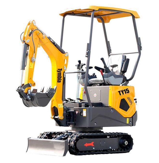 MiniExcavadores-Tymbia-miniexCavor 1500kg Kubota D722 Diesel TY15