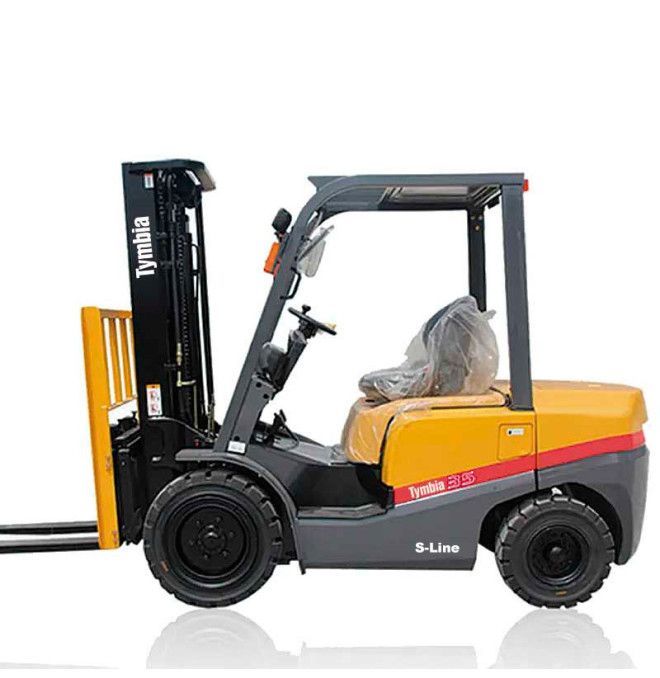 Empilhadeira Diesel 3500kg - triplox mastro 4500mm TYMBIA