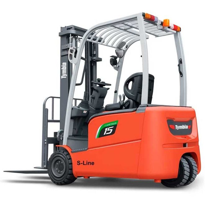 Carretilla Litio 3 ruedas 1500kg mástil triplex 4800mm