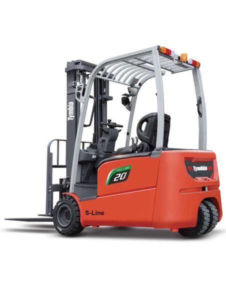 Lithium Gabelstapler 3 Räder 2000kg Triplex Mast 4800mm