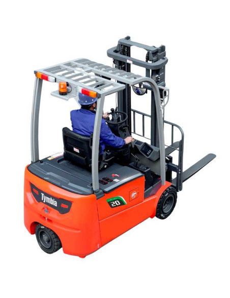 Chariot élévateur au lithium 3 roues 2000kg Triplex Mast 4800mm