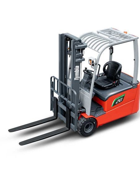 Chariot élévateur au lithium 3 roues 2000kg Triplex Mast 4800mm