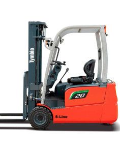 Chariot élévateur au lithium 3 roues 2000kg Triplex Mast A 4500mm TYMBIA