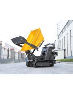 Construcción y Obra: Maquinaria-TYMBIA-Mini Dumper de Orugas Elevable 800kg de capacidad 2