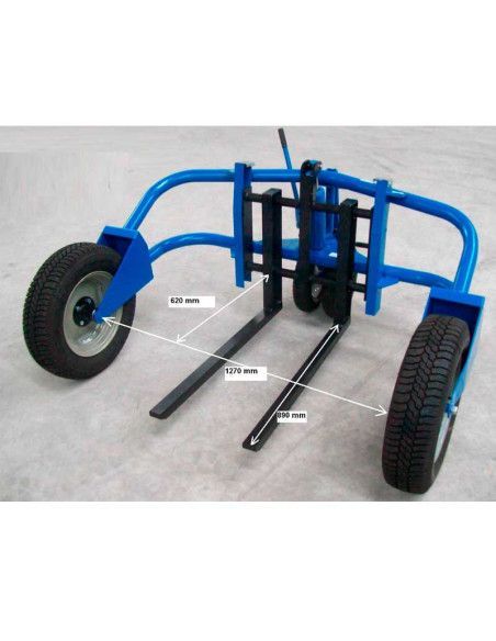 Incline transparente de 1000kg a 90º - carga ergonômica