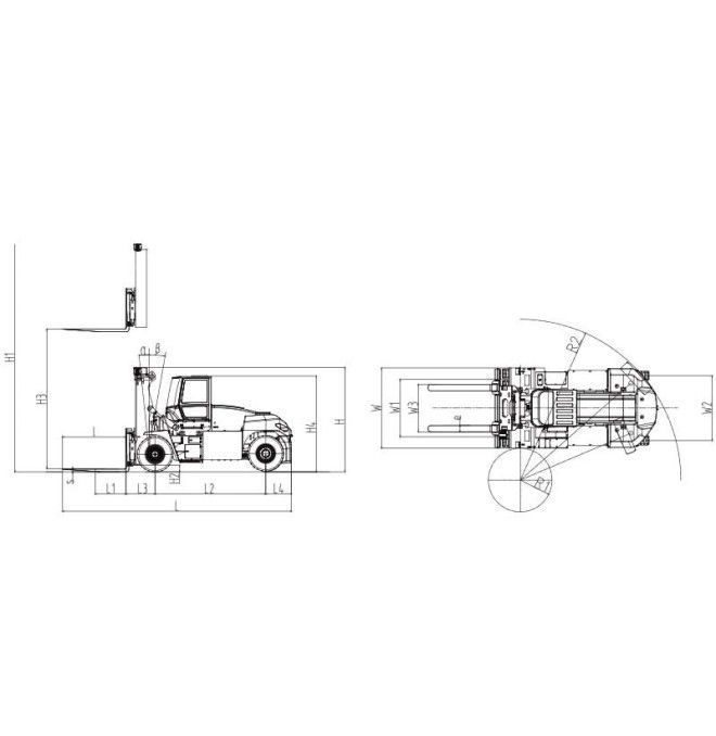 Forklift Lithium 20-35ton. G2 series