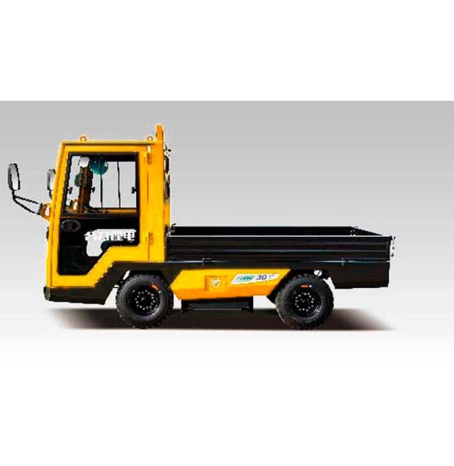 Arrastre de cargas--Tractor Arrastre con plataforma 2000kg bateria LITIO 48V/202AH