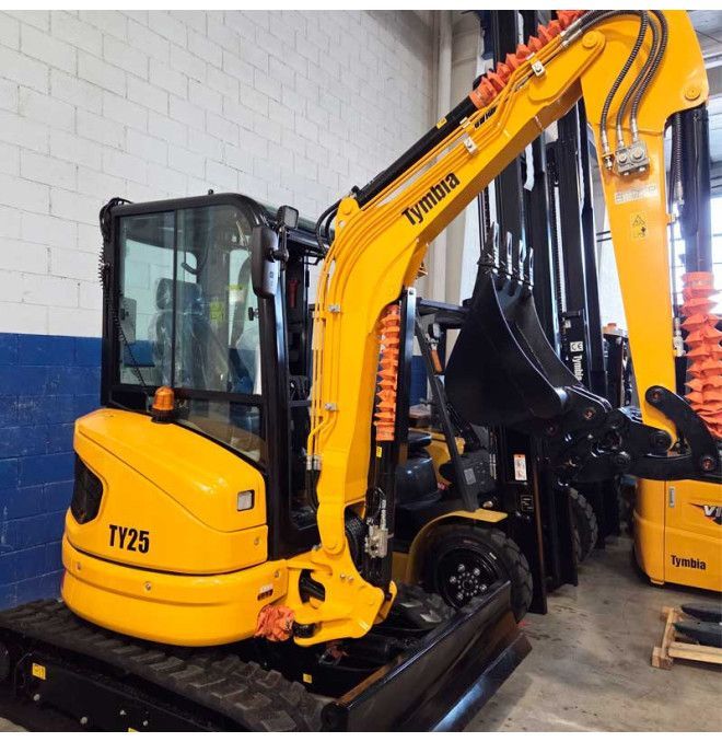 Miniexcavadores-tymbia-miniexcavor 2500kg Yanmar Diesel TY25