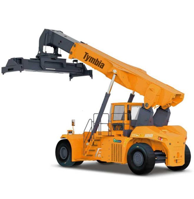 Carretillas Elevadoras--Reach Stacker Electrico 45 Toneladas - Batería Litio 618V