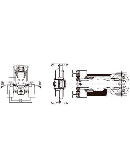 Stapler elektrisch 45 Tonnen - Lithiumbatterie 618V