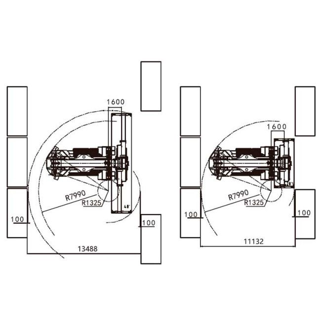 Raggiungi l'impilatore elettrico 45 tonnellate - batteria al litio 618V TYMBIA