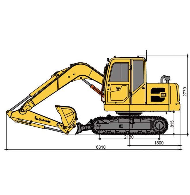 Miniexcavadoras-TYMBIA-Mineexcavadora 8000kg Diesel Ty80