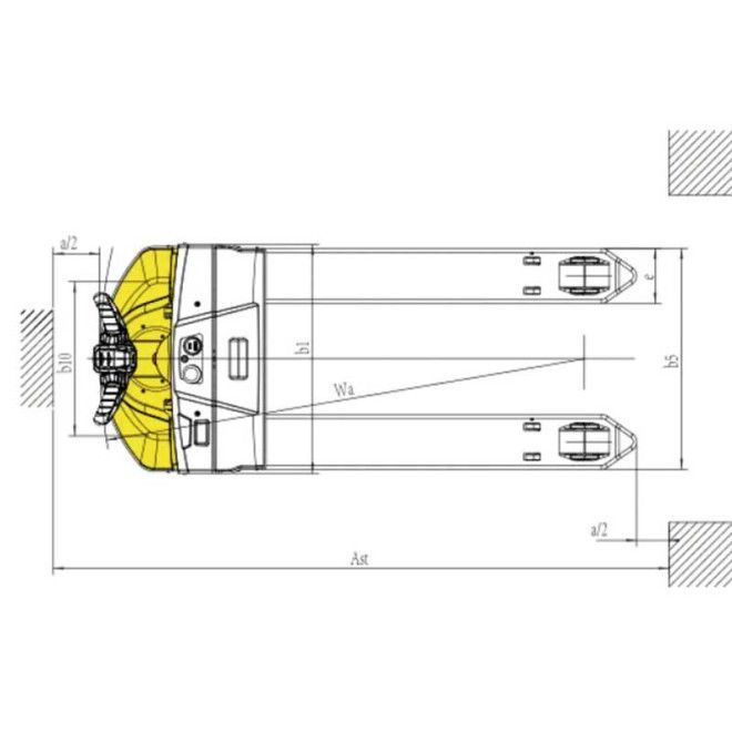 Electric Pallet Trucks-Electric pallet truck 2000kg Lithium Battery
