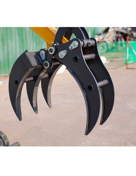 Accesorios e Implementos de miniexcavadora-TYMBIA-Pinza para troncos miniexcadora hasta 1800kg
