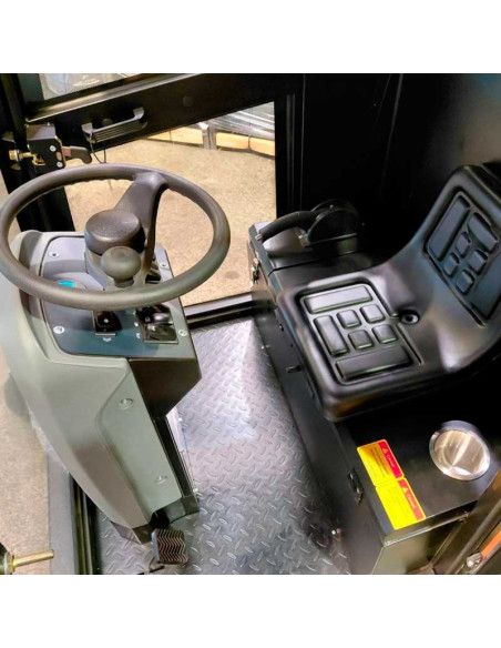 Kehrmaschinen-Kehrmaschine Elektrisch mit kabine | Lithiumbatterie | 4-Bürsten