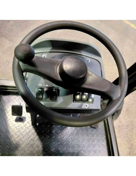 Kehrmaschinen-Kehrmaschine Elektrisch mit kabine | Lithiumbatterie | 4-Bürsten