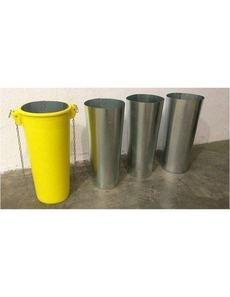Recipientes e Cestos--Based detritos para o trabalho Reforço de tubo interno