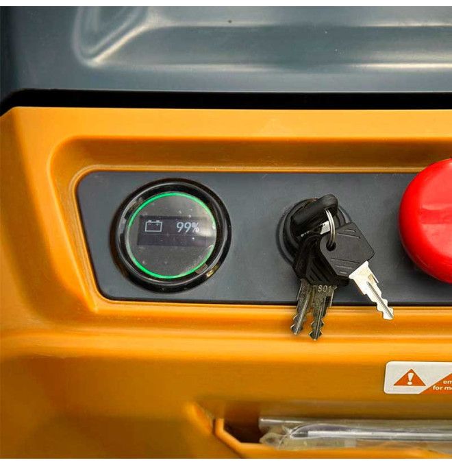 Apilador Eléctrico 2000kg a 5000mm LITIO 24V/300Ah