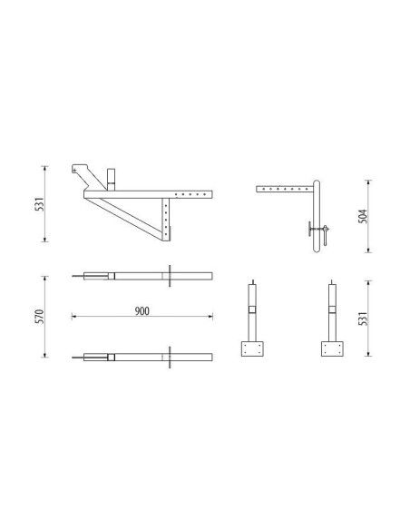 Conteneurs et Paniers--Based débris for work Universal Support