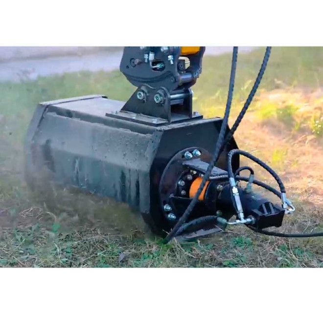 Accesorios e Implementos de miniexcavadora-TYMBIA-Desbrozadora miniexcavadora