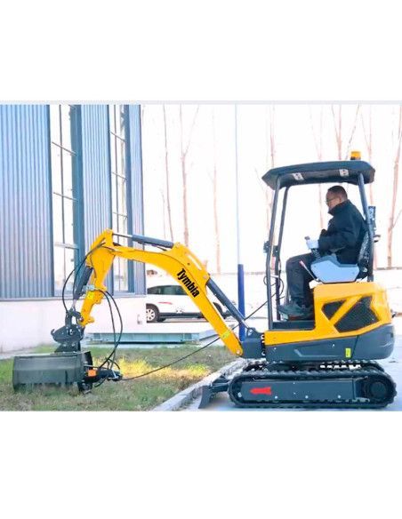Accesorios e Implementos de miniexcavadora-TYMBIA-Desbrozadora miniexcavadora