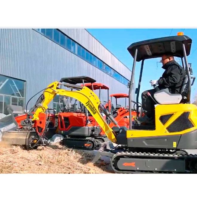 Implementiert Miniexcavadora-Tymbia-Waterfloning Miniexcaver