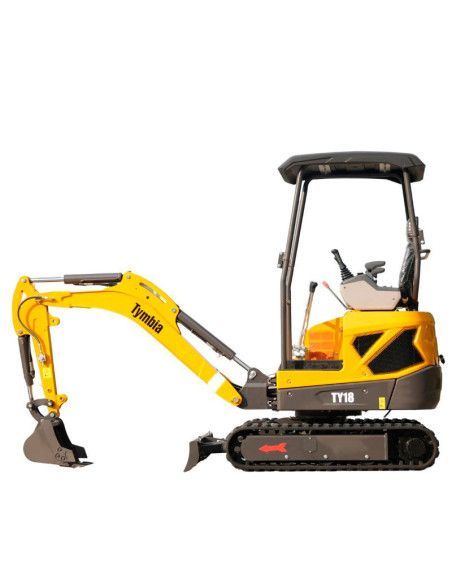 Miniexcavadoras-TYMBIA-MiniExcavadora 1800kg Kubota D722 Diesel TY18