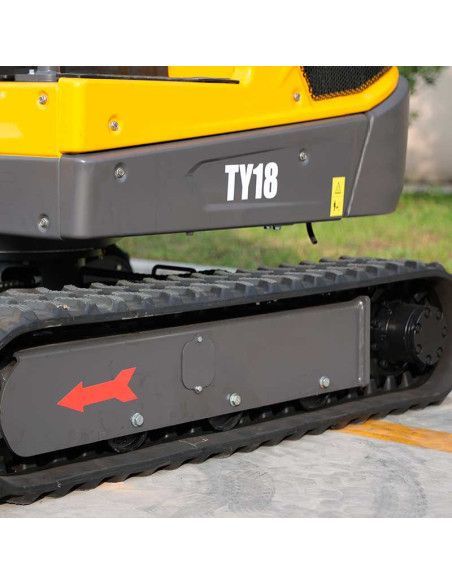 Miniexcavadoras-TYMBIA-MiniExcavadora 1800kg Kubota D722 Diesel TY18