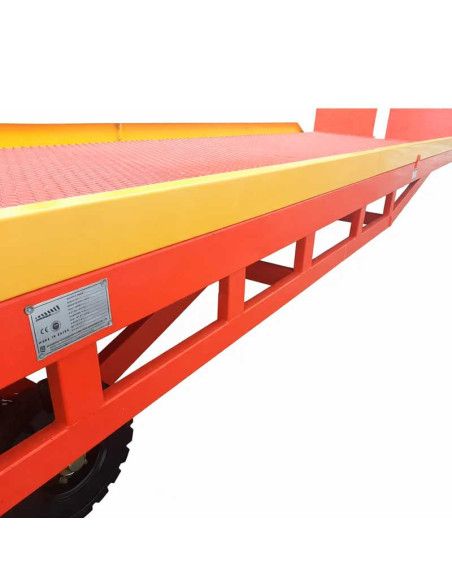 Laderampen-Laderampe Mobiles Handbuch 8000kg und Länge 11300mm