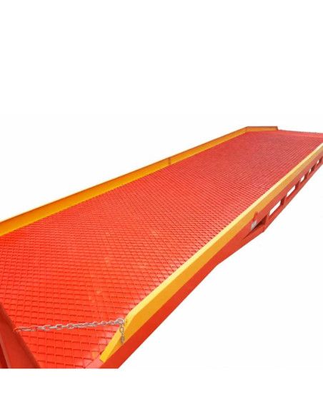 Rampes de Chargement-Rampe de chargement Manuel mobile 8000kg et longueur 11300mm