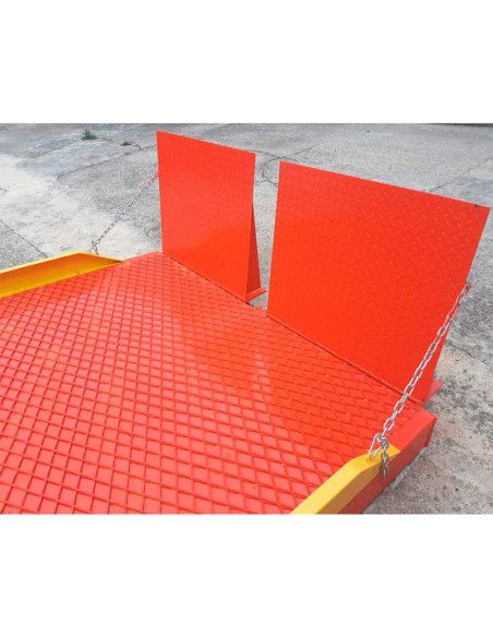 Rampas de carga--Rampa de carga movil manual 8000kg y longitud 11300mm
