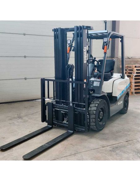 Empilhadeiras-TYMBIA-Empilhadeira Lithium 2500kg, mastro triplex A 4700mm - bateria de lítio 80V / 205AH