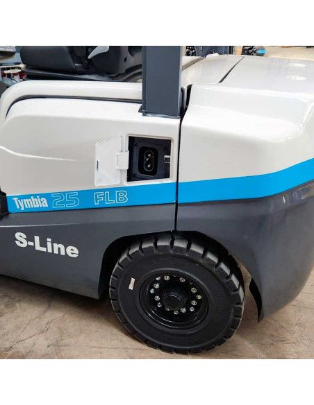 Forklift Trucks-TYMBIA-Forklift Lithium 2500kg, TriPlex Mast A 4700mm - Lithium Battery 80V / 205AH