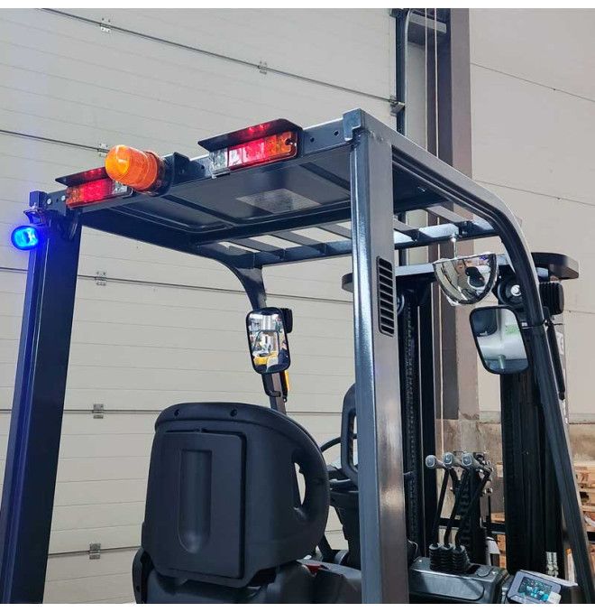 Empilhadeiras-TYMBIA-Empilhadeira Lithium 2500kg, mastro triplex A 4700mm - bateria de lítio 80V / 205AH