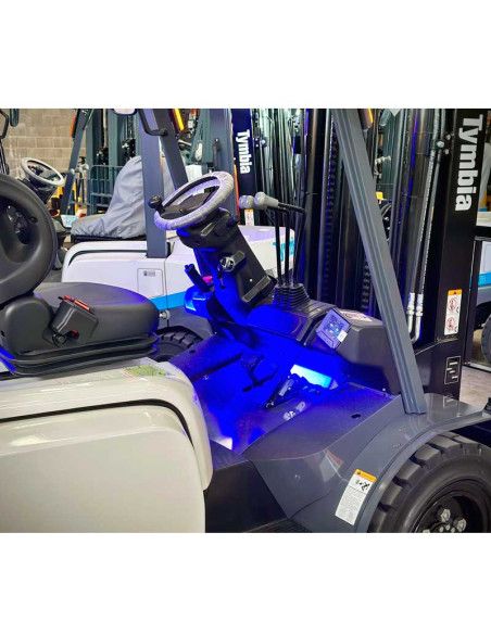 Carrelli Elevatori-TYMBIA-Carrello elevatore Litio 2500 kg, albero triplex A 4700mm - Batteria al litio 80V / 205AH
