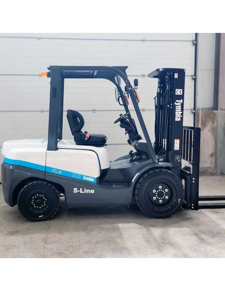 Carretilla elevadora litio 3500kg, mástil tríplex a 4500mm - Bateria litio 80V/280Ah