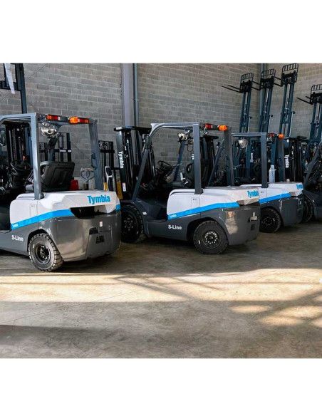 Carrello elevatore Litio 3500 kg, albero triplex 4500mm - batteria al litio 80V / 280AH