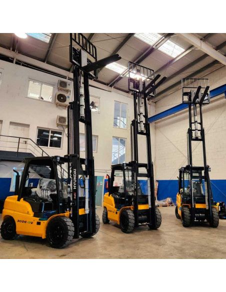 Forklift trucks - 30DE-9V 3000 Kg Hyundai Forklift Forklift - Triplex 4700mm