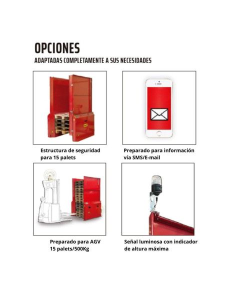 Special stackers - Pallet dispenser - Ability up to 15 UDS pallets