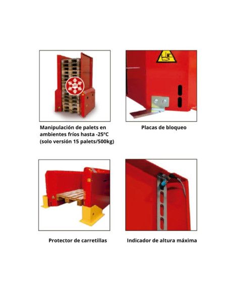 Special stackers - Pallet dispenser - Ability up to 15 UDS pallets