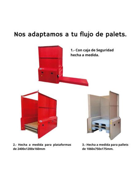 Special stackers - Pallet dispenser - Ability up to 15 UDS pallets