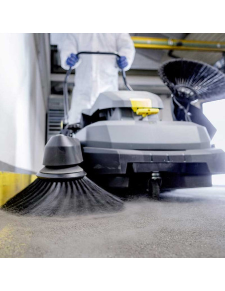 Maquinaria de limpieza-TYMBIA-Barredora aspiradora compacta Karcher depósito 45l. anchura trabajo 480mm
