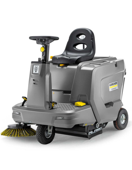 Reinigungsmaschinen-Tymbia-Kehrmaschine KARCHER-Kaution 50l | Breite Arbeit 850mm