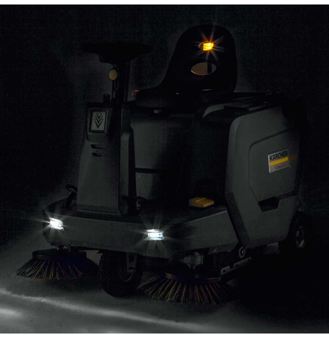 Reinigungsmaschinen-Tymbia-Kehrmaschine KARCHER-Kaution 50l | Breite Arbeit 850mm